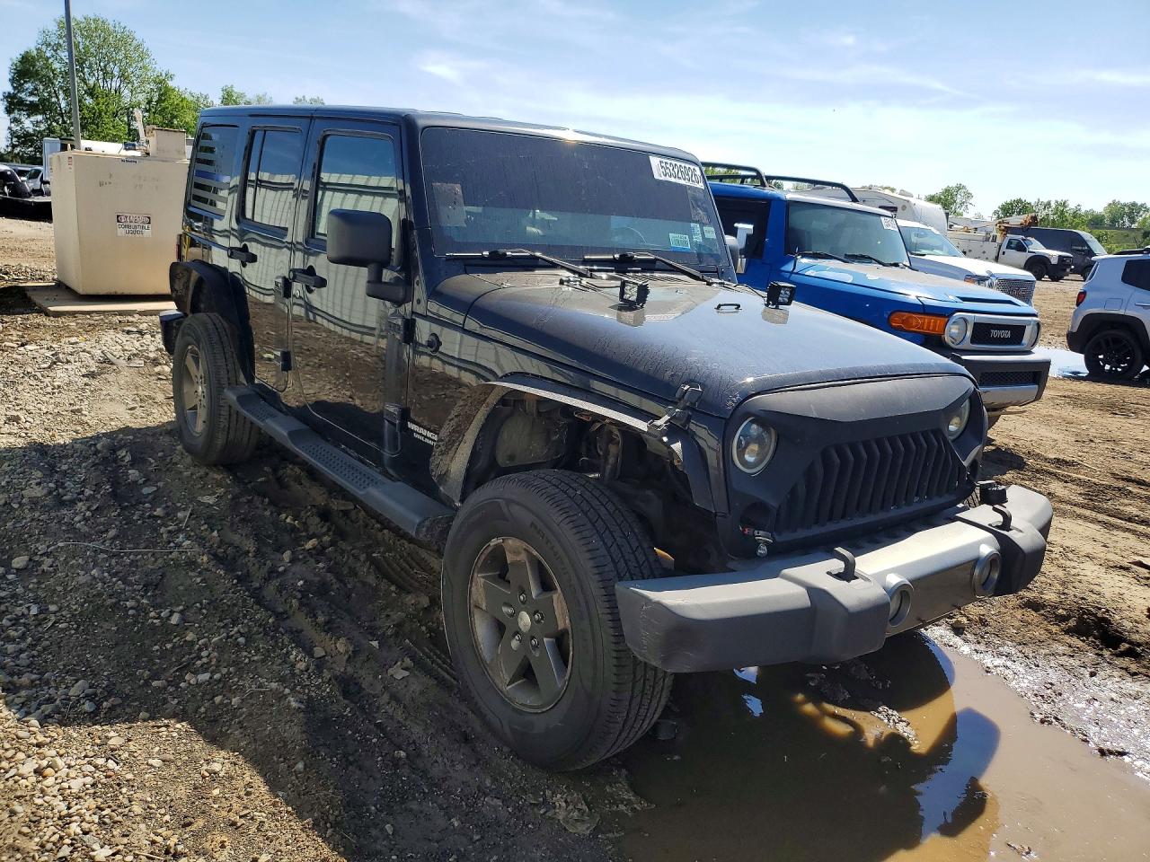 2011 Jeep Wrangler Unlimited Sport Black vin: 1J4BA3H15BL623680