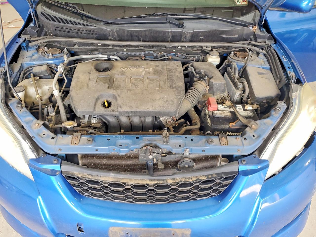 2009 Toyota Matrix Base Blue vin: 2T1KU40E49C038902