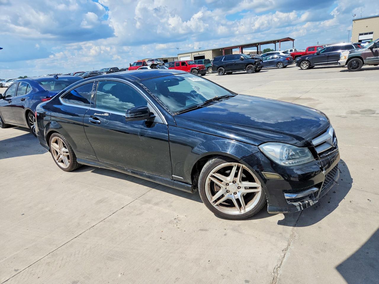 2012 Mercedes-benz C 250 Black vin: WDDGJ4HBXCF749713