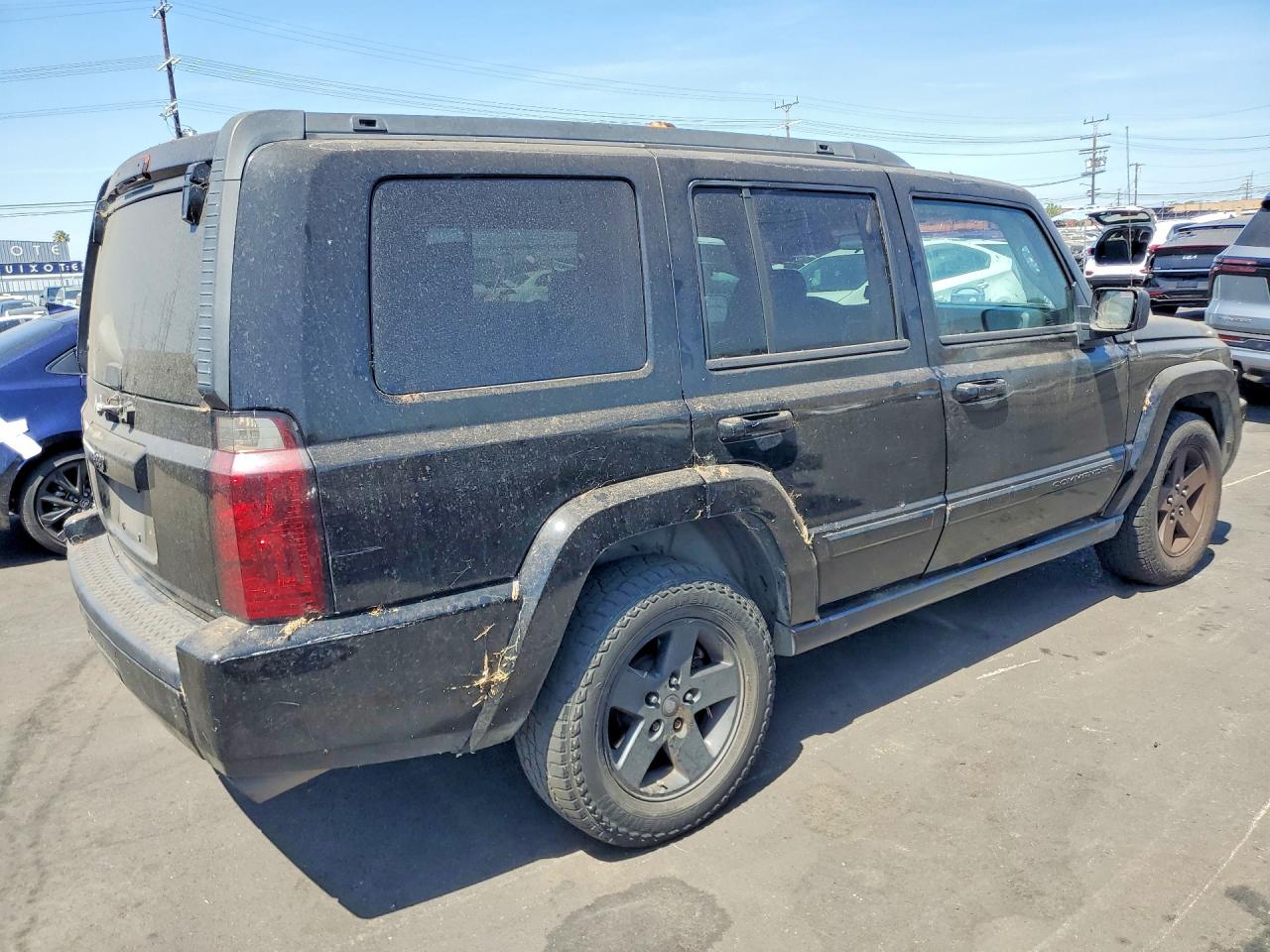 2008 Jeep Commander Sport Black vin: 1J8HH48K68C114662