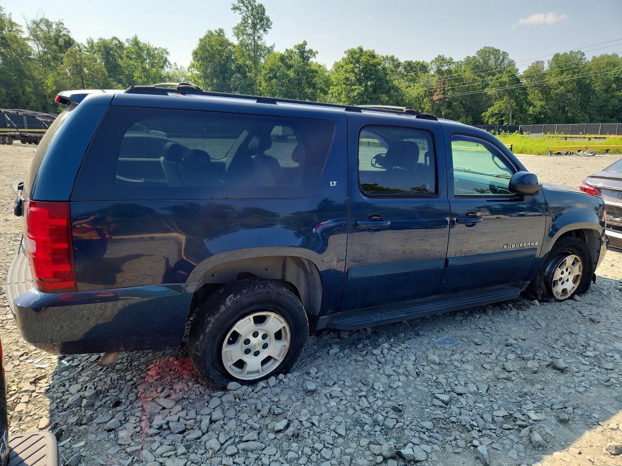 2007 Chevrolet Suburban K1500 Blue vin: 1GNFK16397J155895