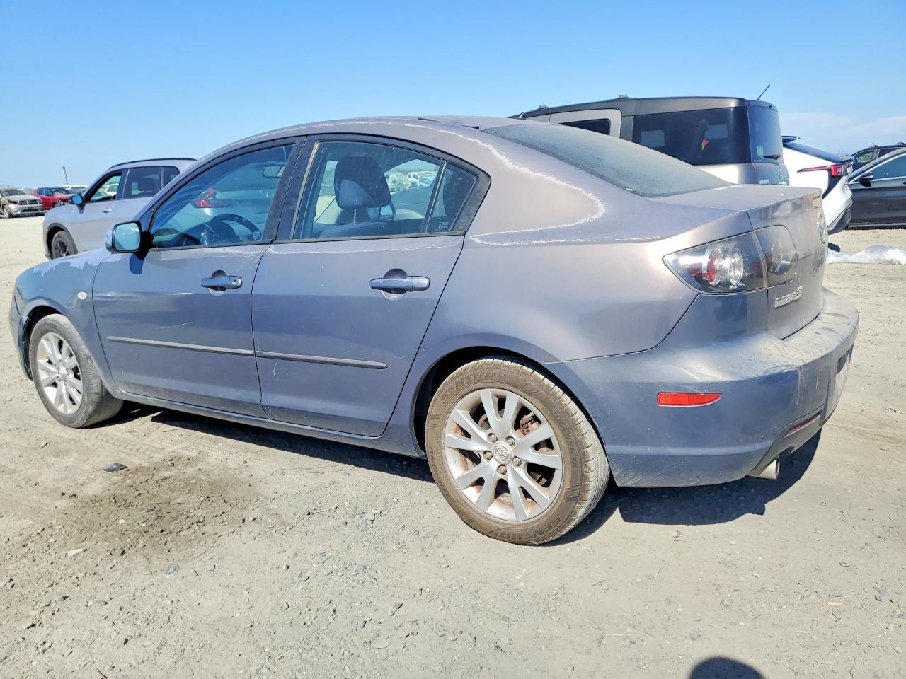 2008 Mazda 3 I Gray vin: JM1BK12G681839580