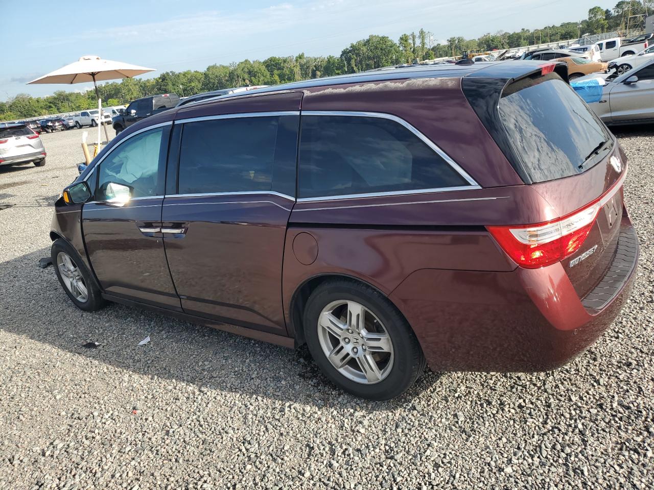 2012 Hond Odyssey Touring/touring Elite Burgundy vin: 5FNRL5H99CB028447