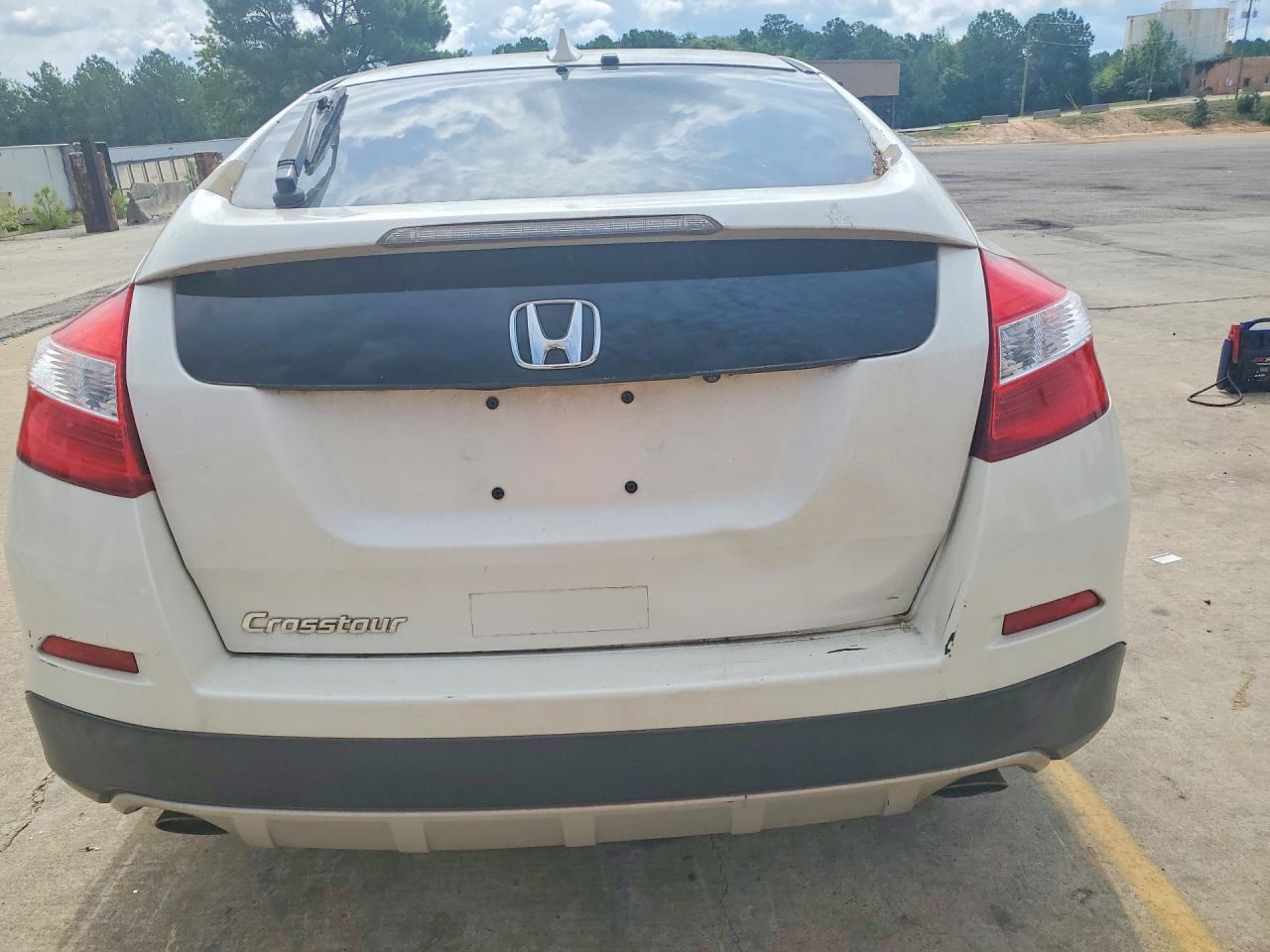 2015 Honda Crosstour Ex White vin: 5J6TF3H34FL000208