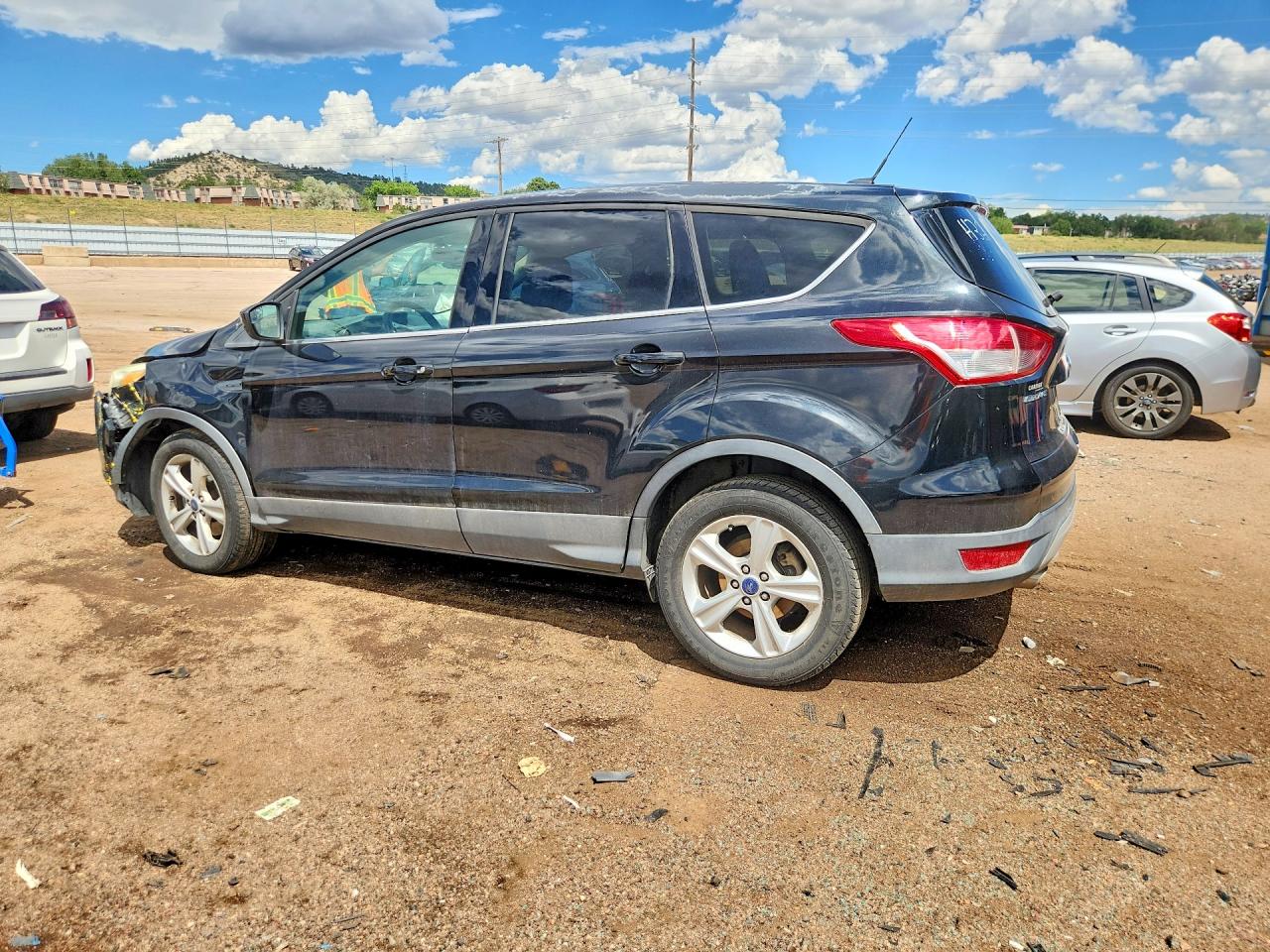 2015 Ford Escape Se Black vin: 1FMCU0G91FUC80093