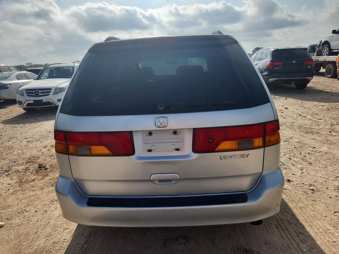 2003 Honda Odyssey Exl Silver vin: 5FNRL18003B008789