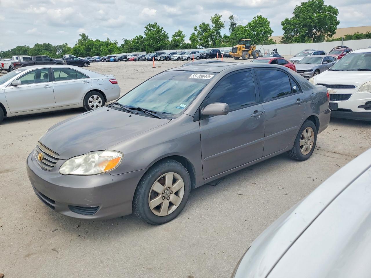 2004 Toyota Corolla Le Gray vin: 1NXBR38EX4Z236231