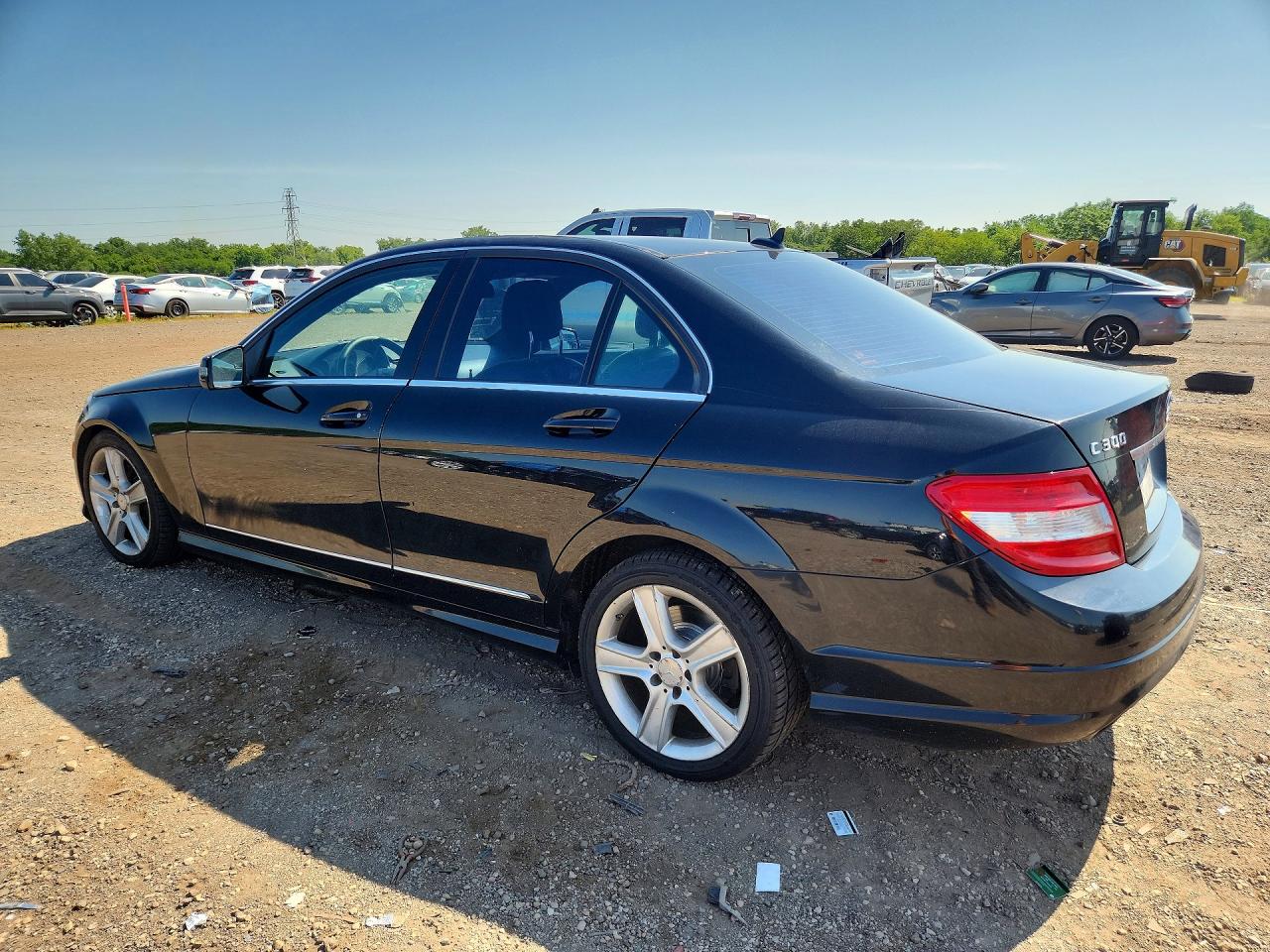 2010 Mercedes-benz C 300 4matic Black vin: WDDGF8BB7AR109343