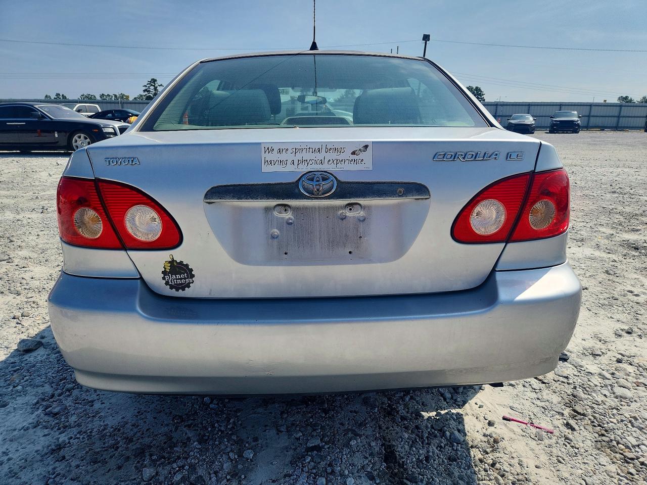 2006 Toyota Corolla Le Silver vin: JTDBR32E760091768