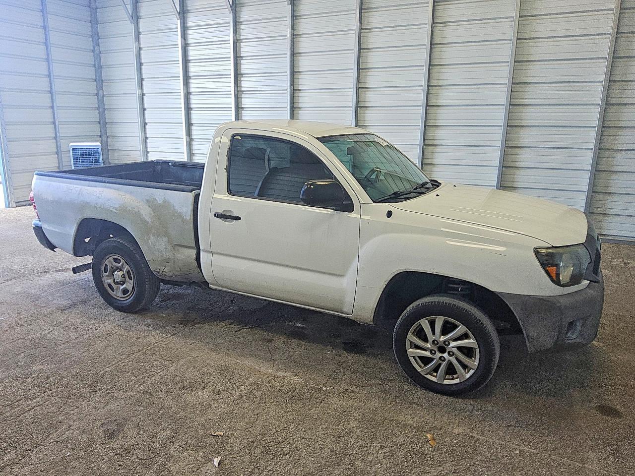2014 Toyota Tacoma Base Белый vin: 5TFNX4CN8EX041183