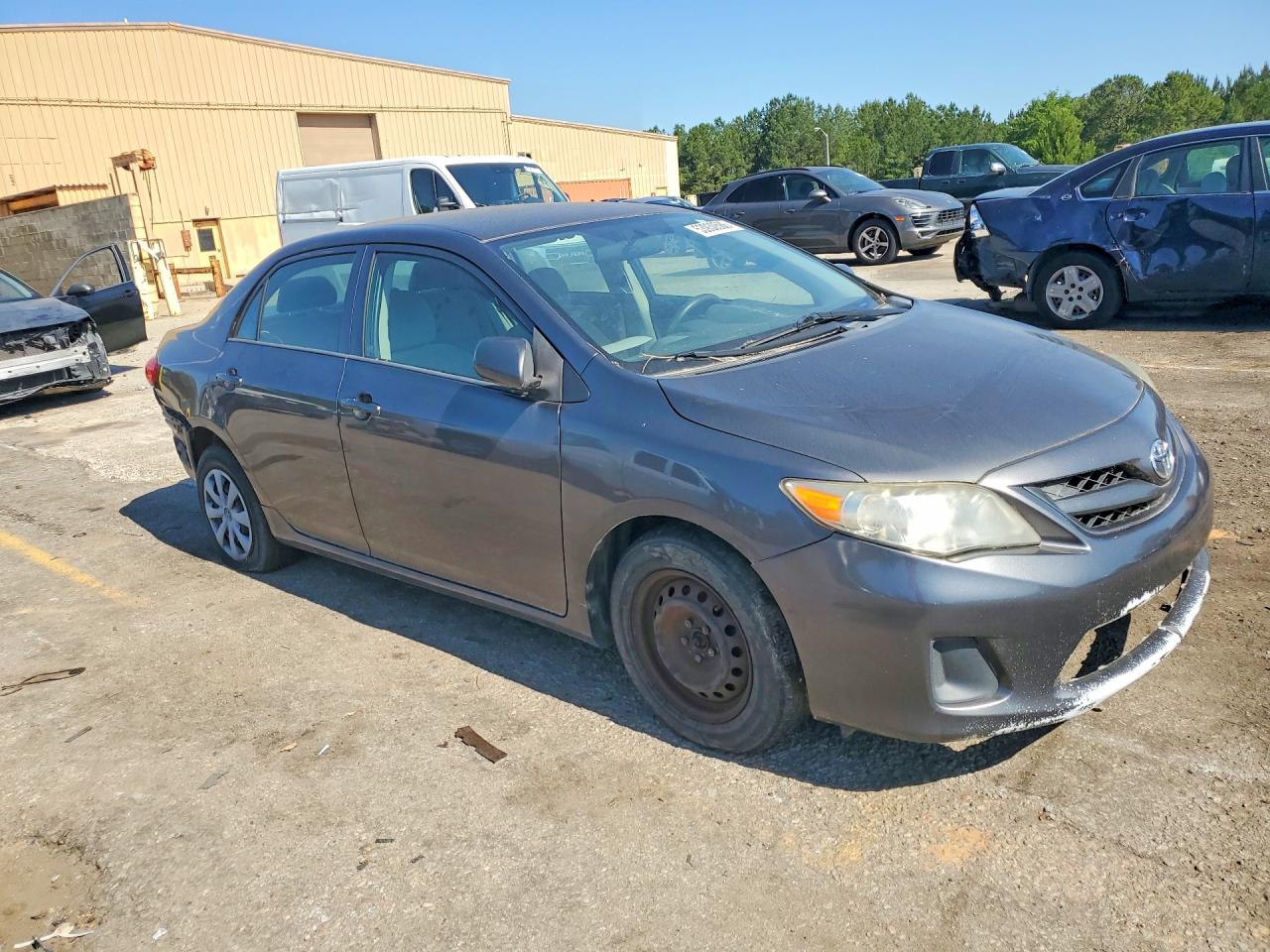 2012 Toyota Corolla L Gray vin: 5YFBU4EE3CP010640