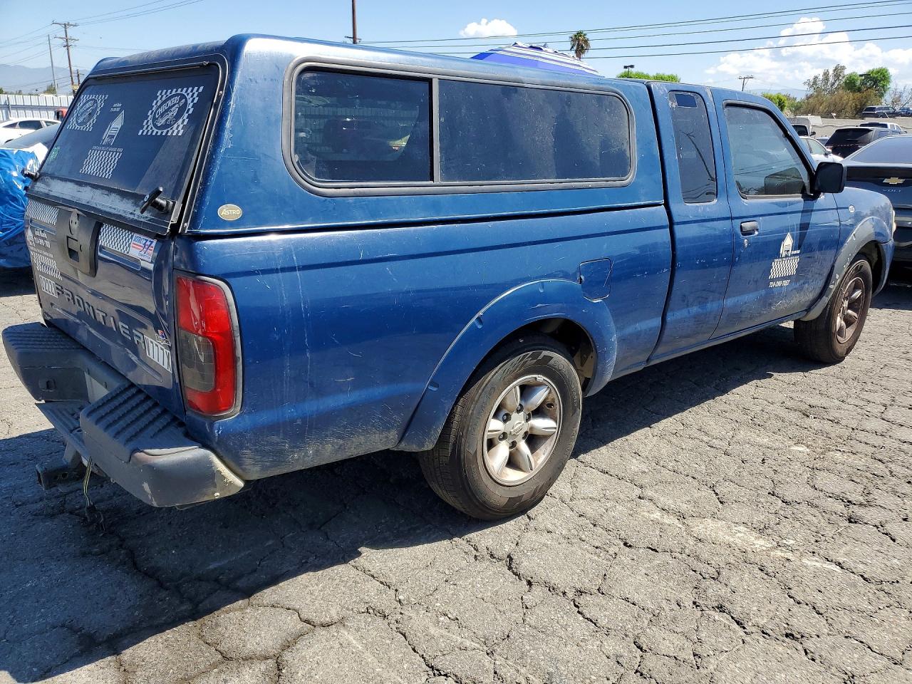 2001 Nissan Frontier King Cab Xe Blue vin: 1N6DD26S11C351829