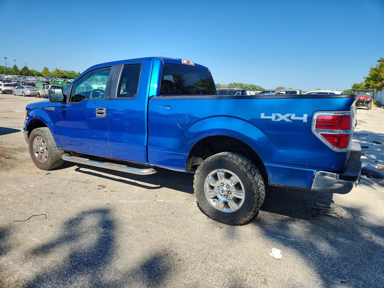 2013 Ford F150 Super Cab Blue vin: 1FTFX1EF5DFD71666