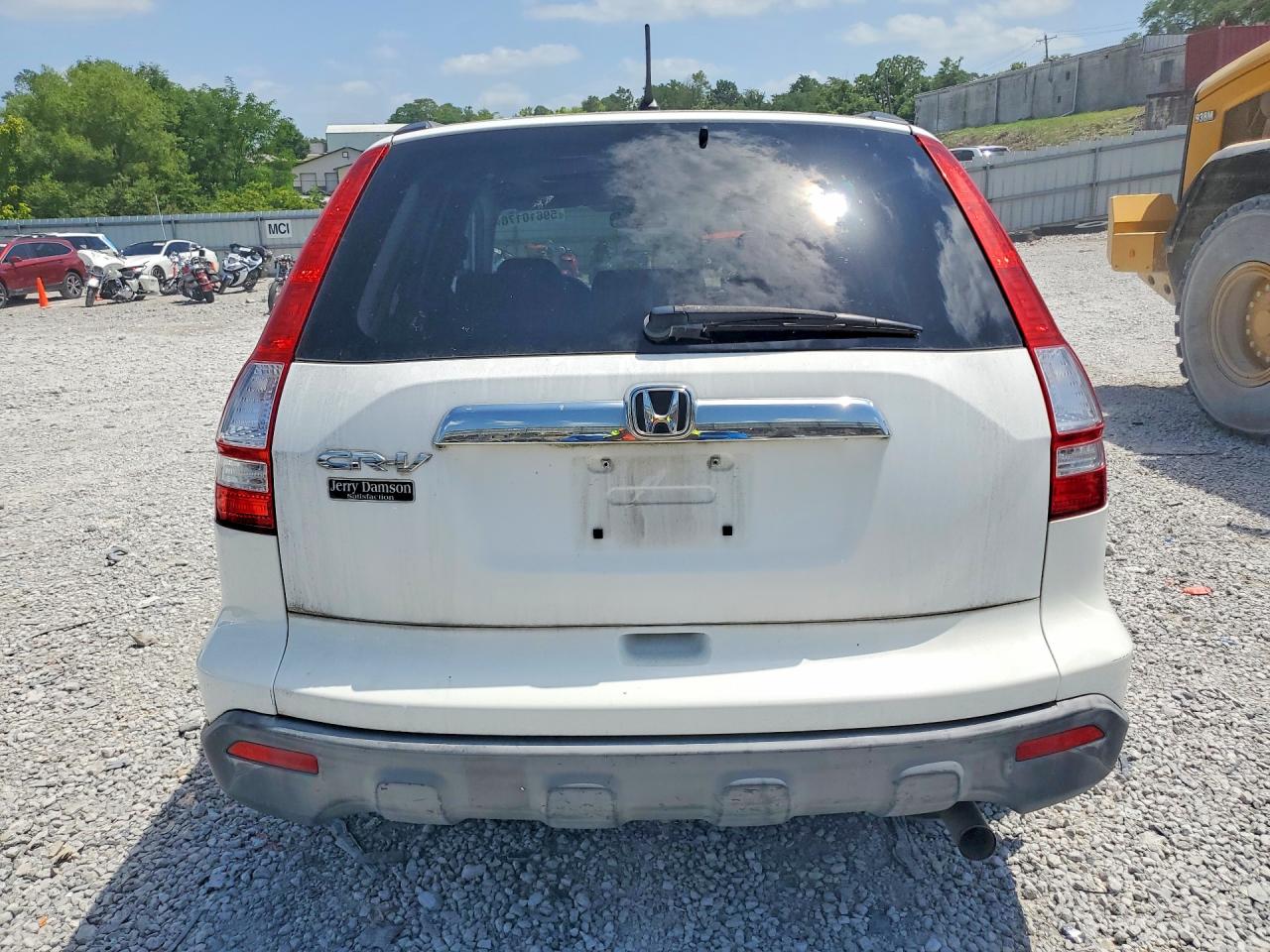 2007 Honda Cr-v Ex White vin: JHLRE38527C027870