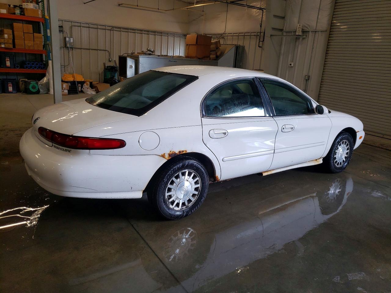1999 Mercury Sable Gs White vin: 1MEFM50U8XA623240