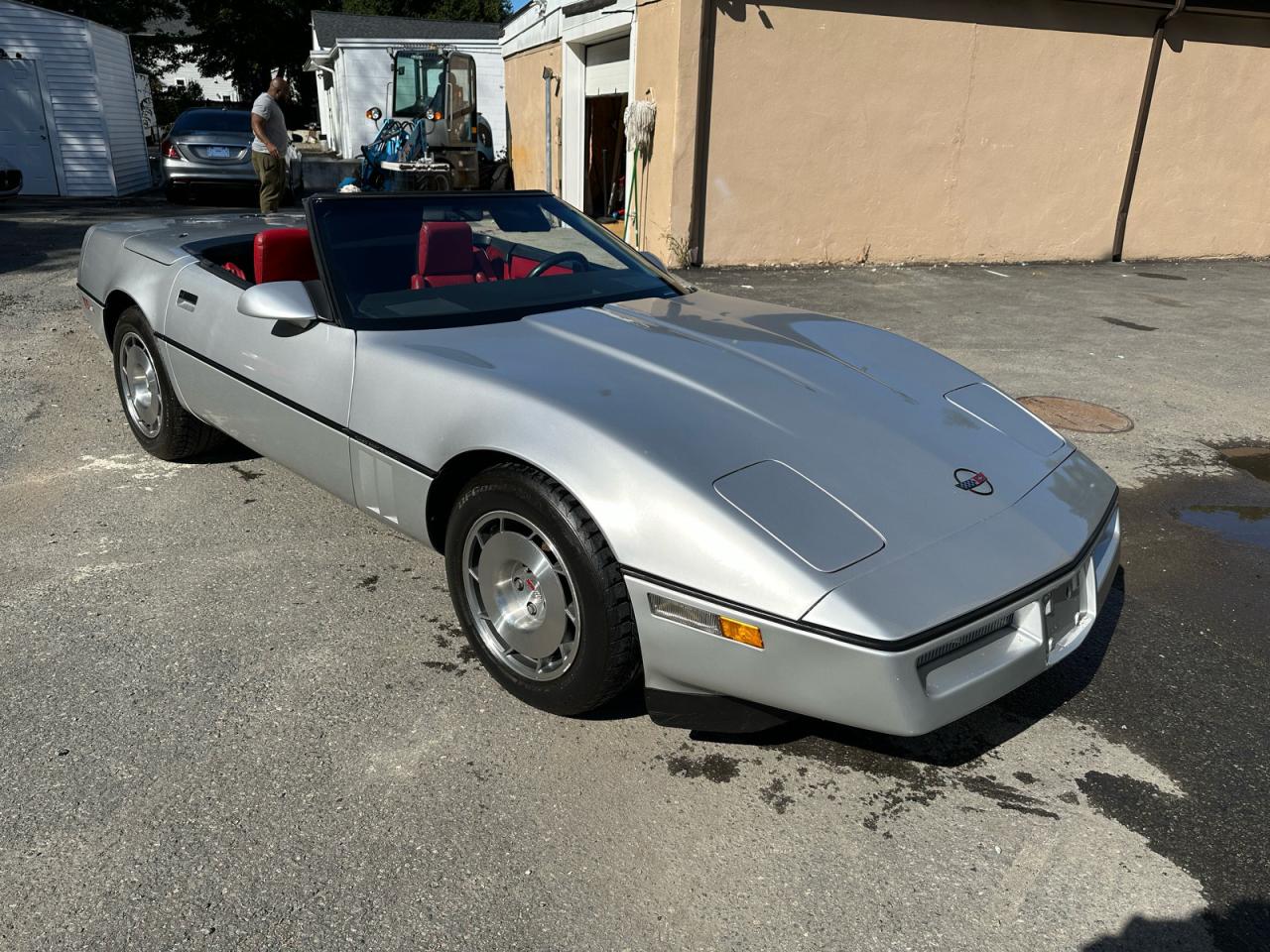 1986 Chevrolet Corvette Gray vin: 1G1YY6789G5901710
