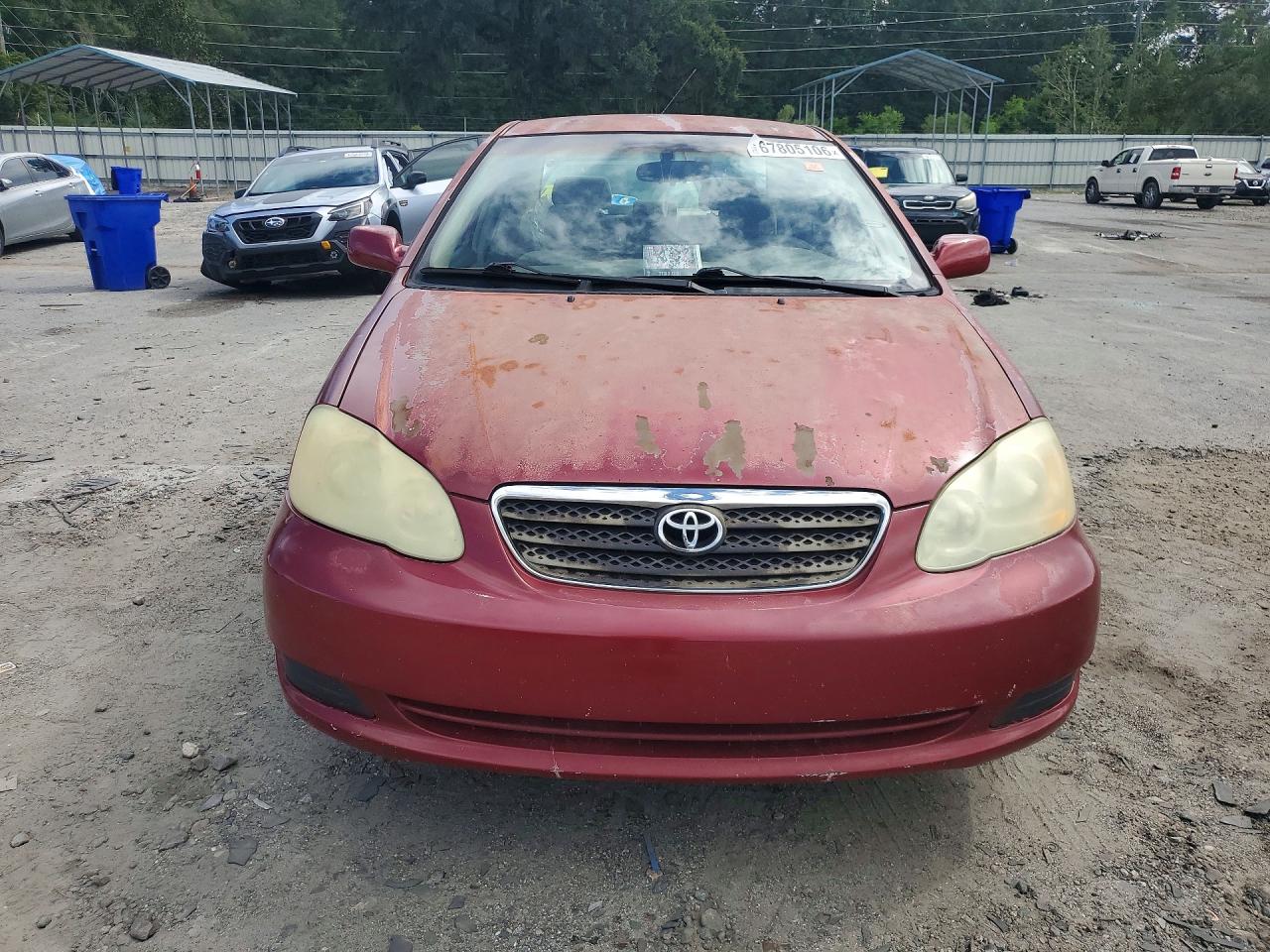 2007 Toyota Corolla Le Red vin: 1NXBR32E47Z772640
