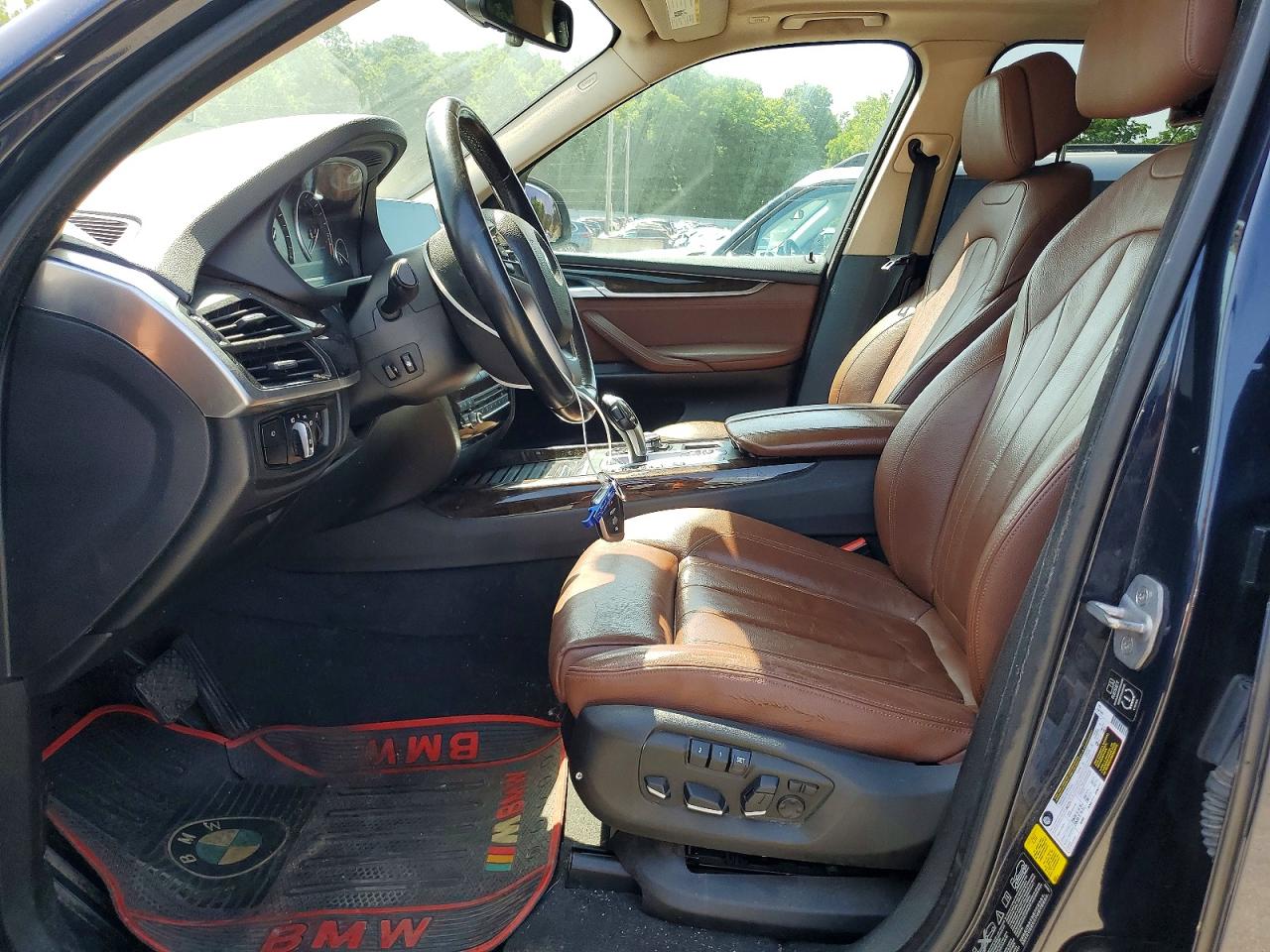 2015 Bmw X5 Xdrive35i Blue vin: 5UXKR0C57F0K67097