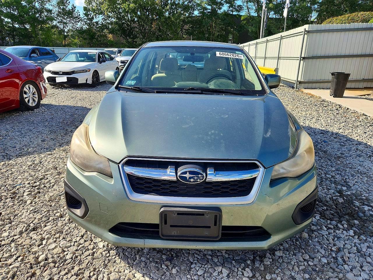 2014 Subaru Impreza Premium Green vin: JF1GPAD67E8269884