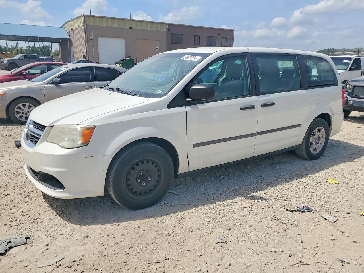2012 Dodge Grand Caravan Se White vin: 2C4RDGBG3CR215994