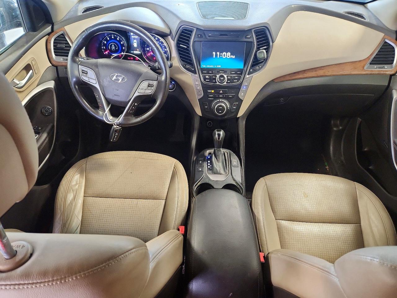 2014 Hyundai Santa Fe Gls Brown vin: KM8SRDHF9EU075032
