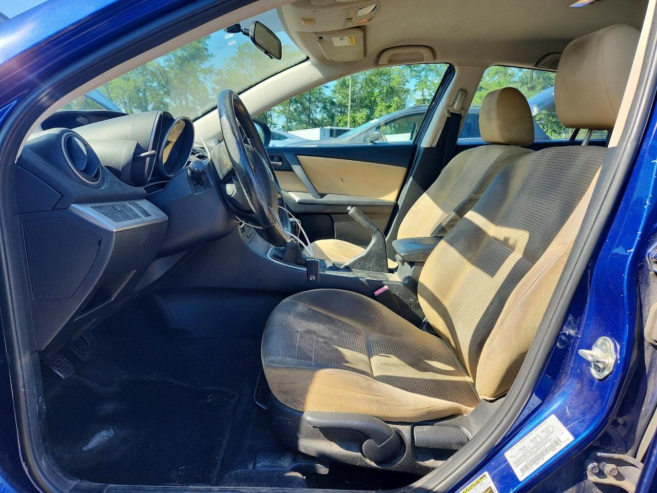 2012 Mazda 3 I Blue vin: JM1BL1L85C1544273