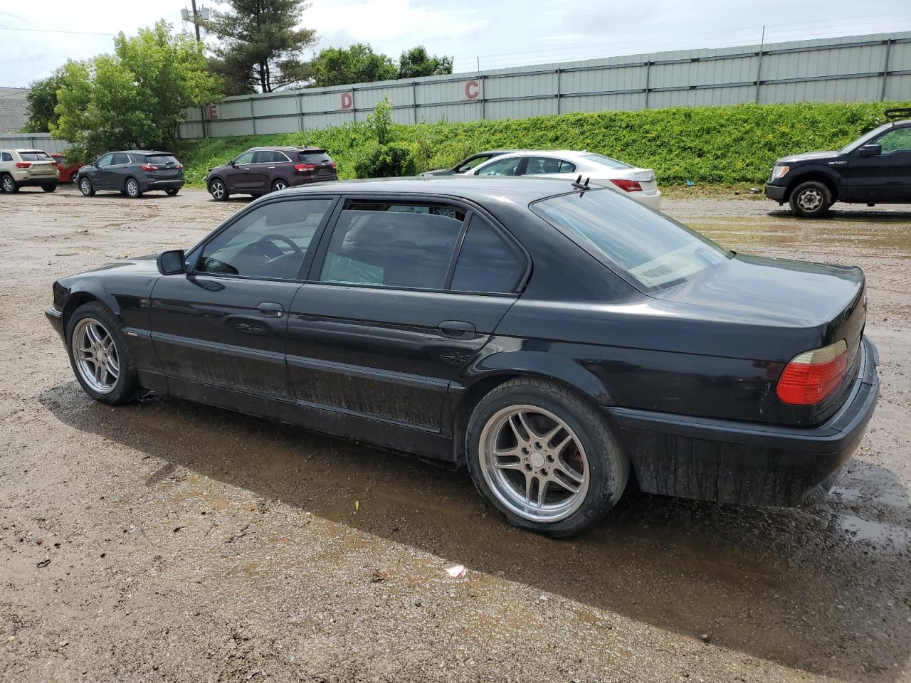 2001 Bmw 740 Il Black vin: WBAGH83401DP18434