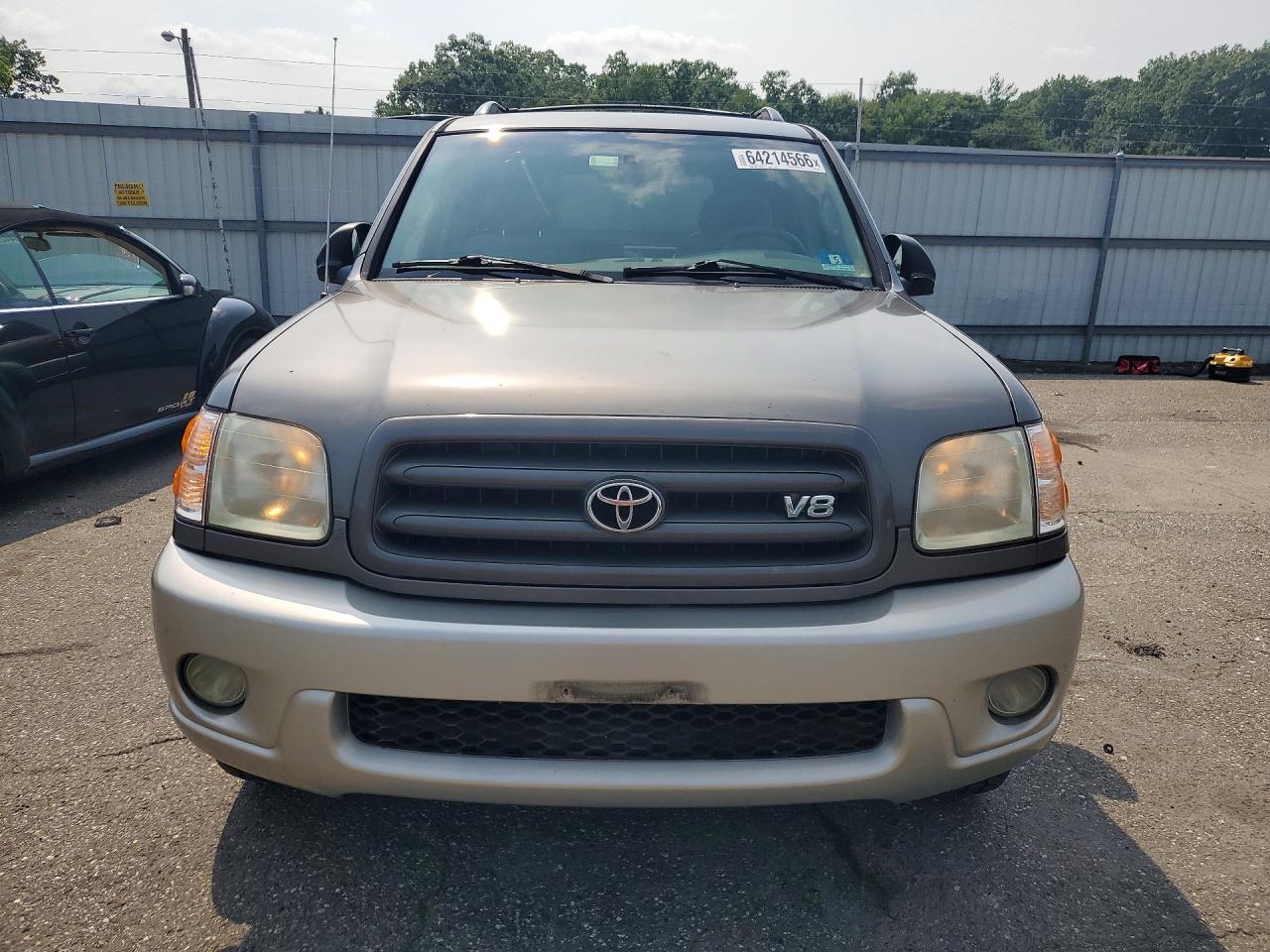 2003 Toyota Sequoia Sr5 Gray vin: 5TDBT44A23S164104