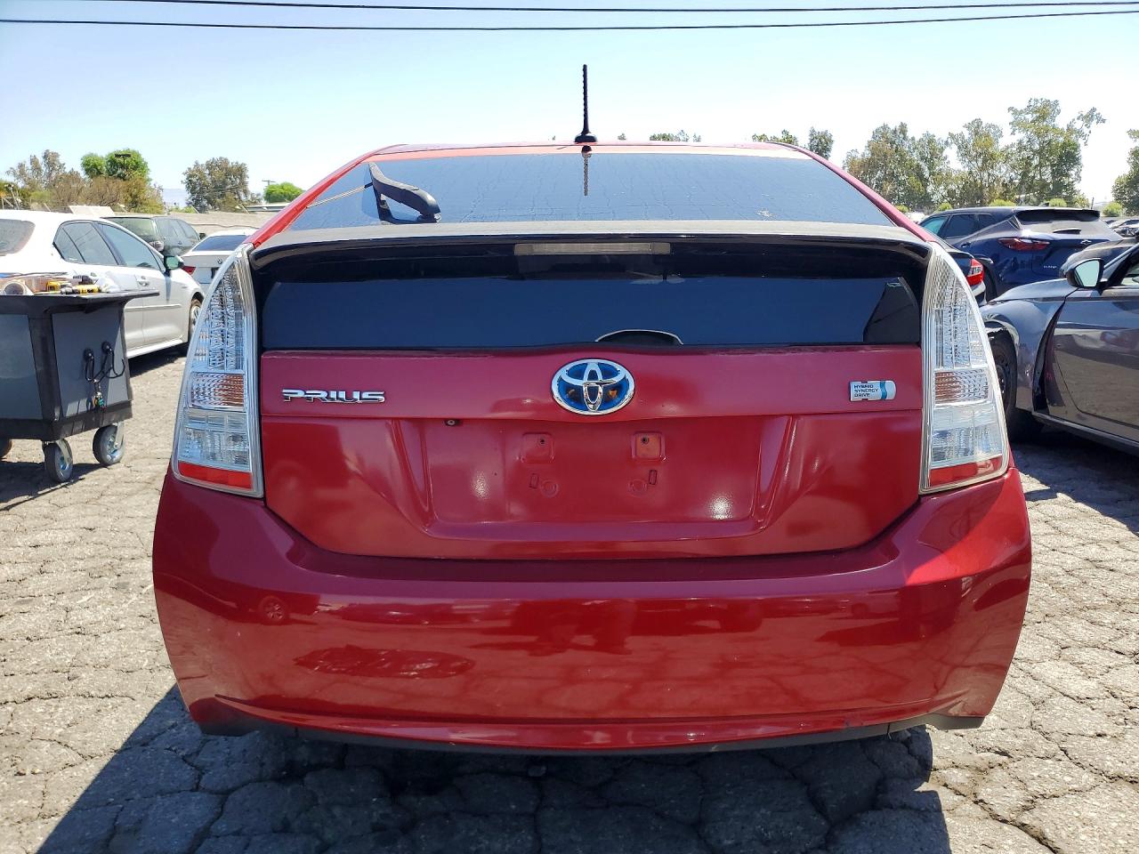 2010 Toyota Prius Iii Red vin: JTDKN3DU2A0170080