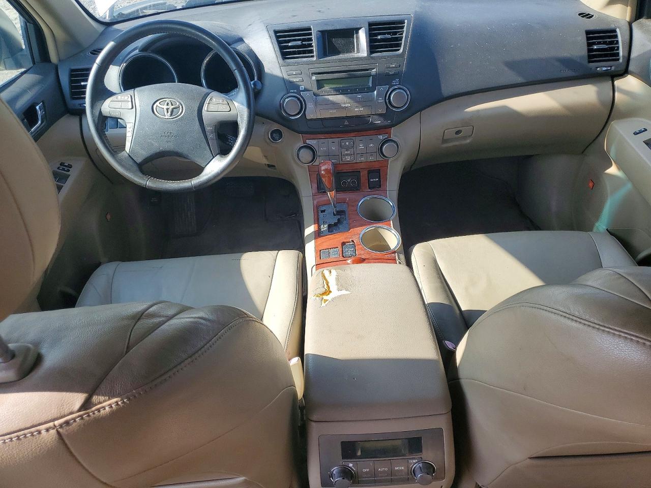 2009 Toyota Highlander Limited White vin: JTEDS42A792092827