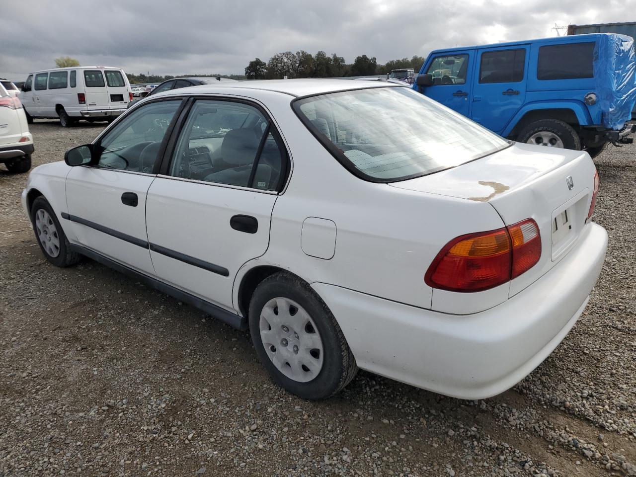 2000 Honda Civic Lx Белый vin: JHMEJ667XYS012696