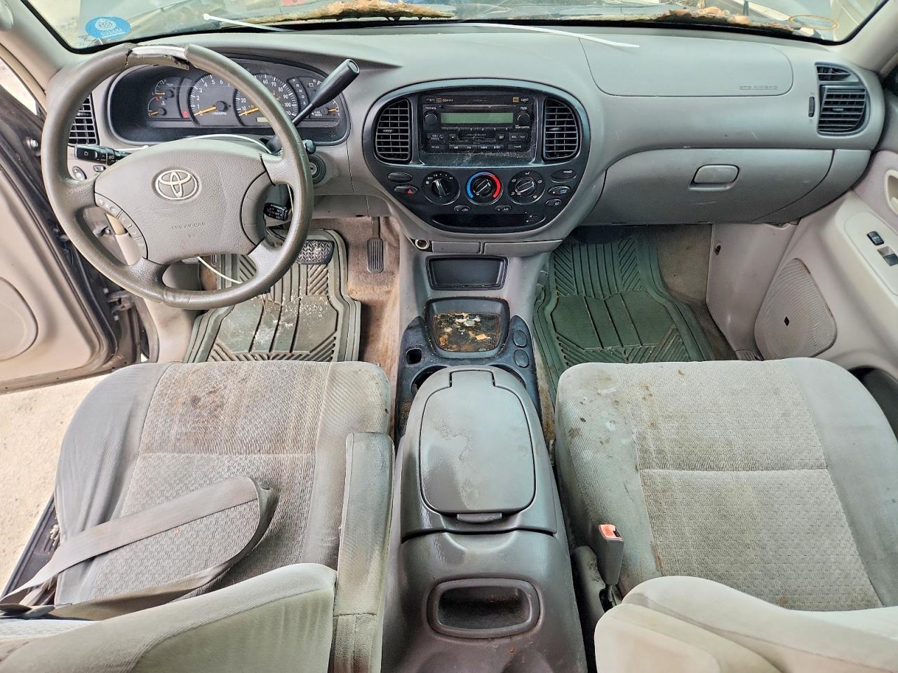 2004 Toyota Tundra Double Cab Sr5 Gray vin: 5TBET34174S440083