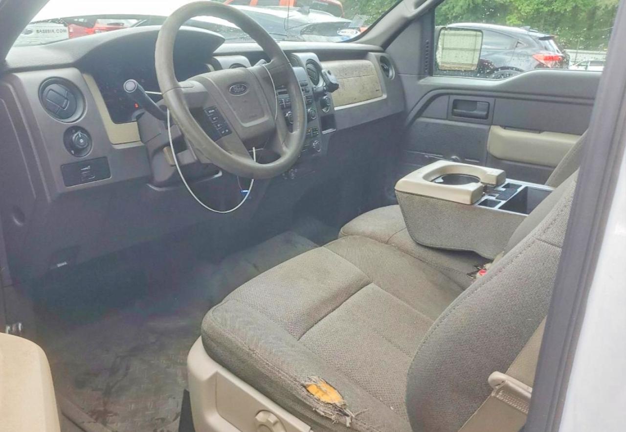 2009 Ford F150 White vin: 1FTRF12W49KA97573