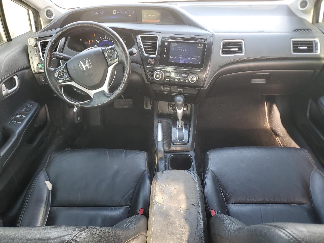 2015 Honda Civic Exl White vin: 19XFB2F95FE079378