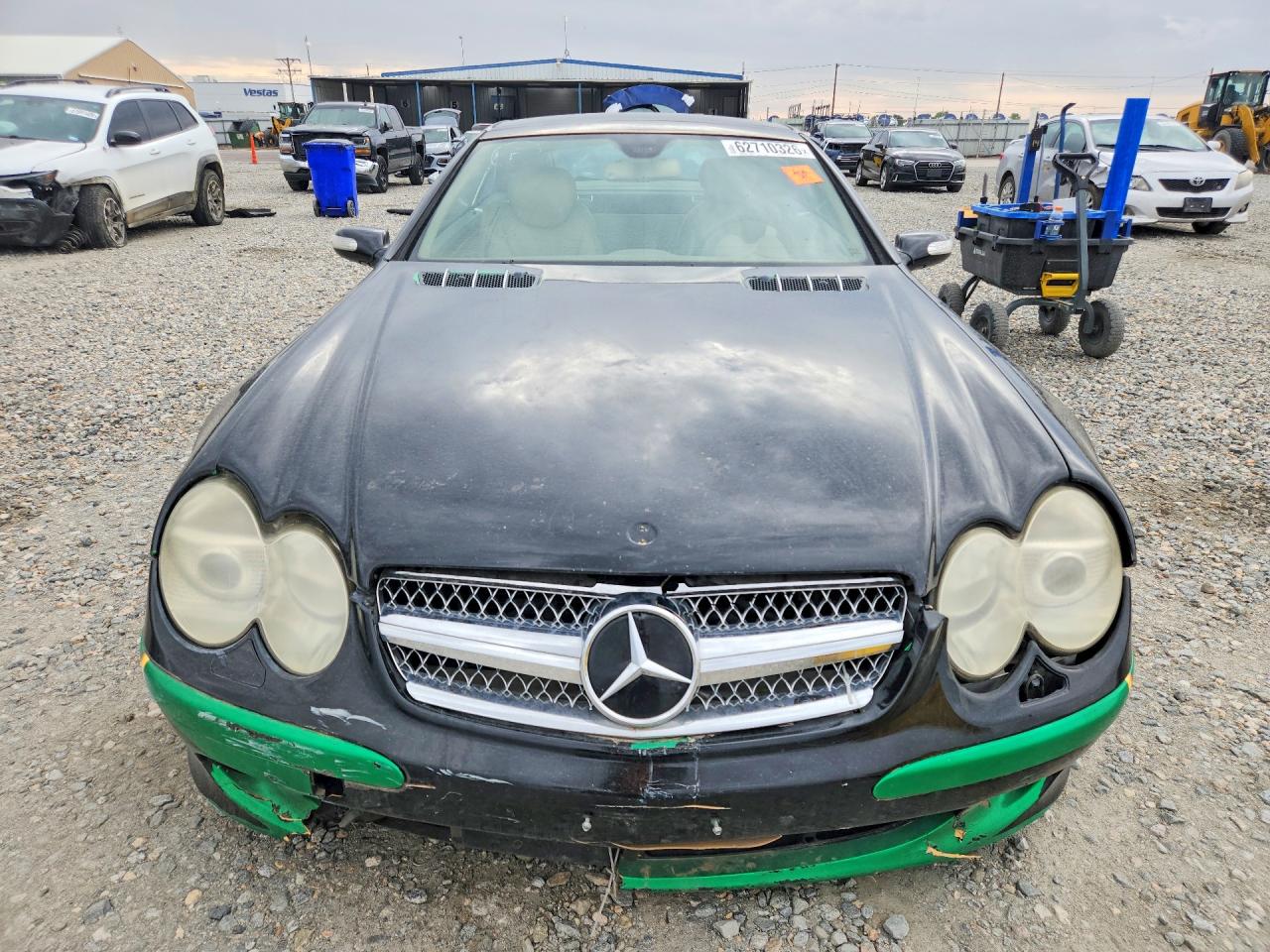 2006 Mercedes-benz Sl 500 Black vin: WDBSK75F06F109541