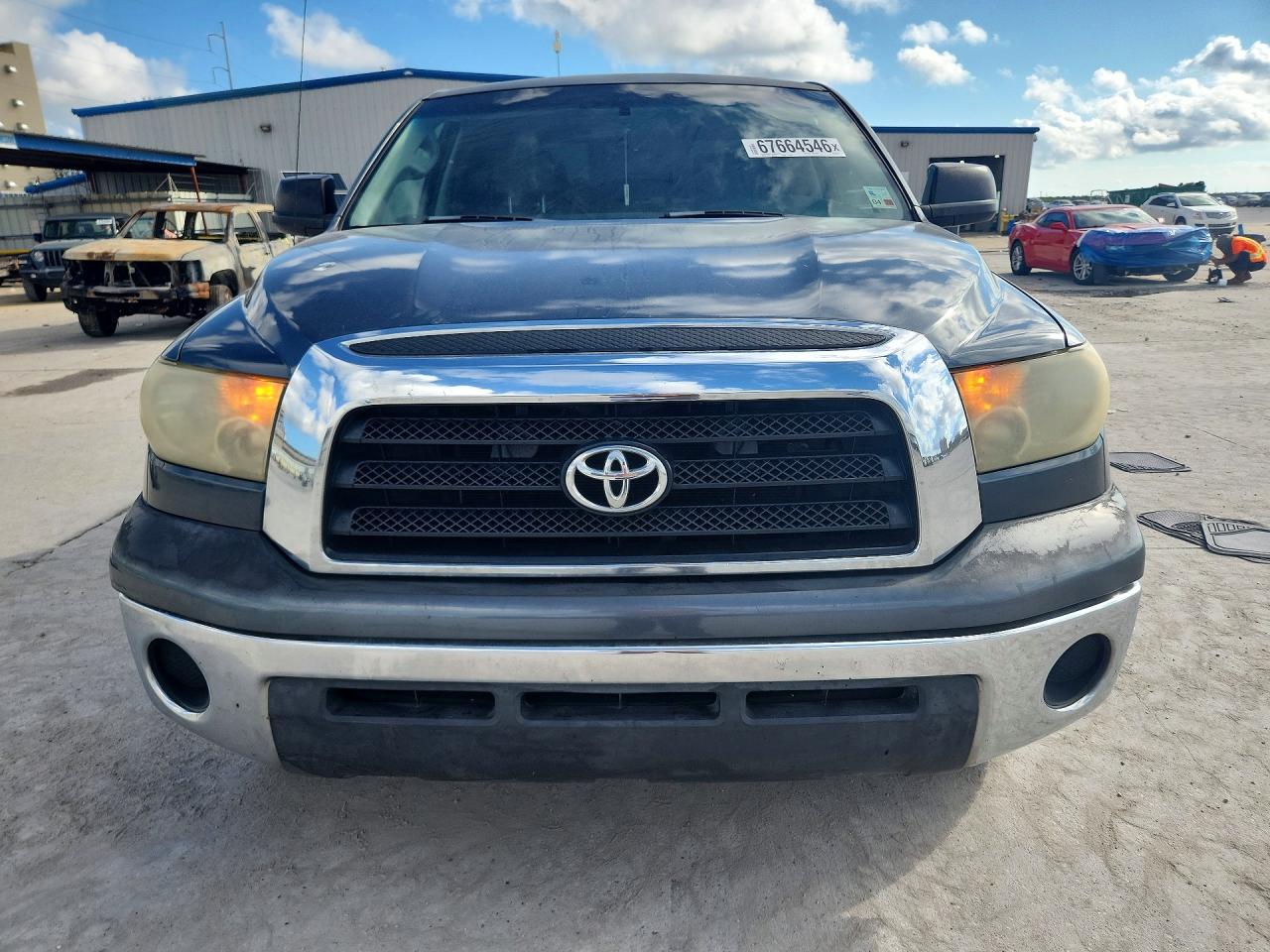 2007 Toyota Tundra Sr5 Gray vin: 5TFRU54147X004744