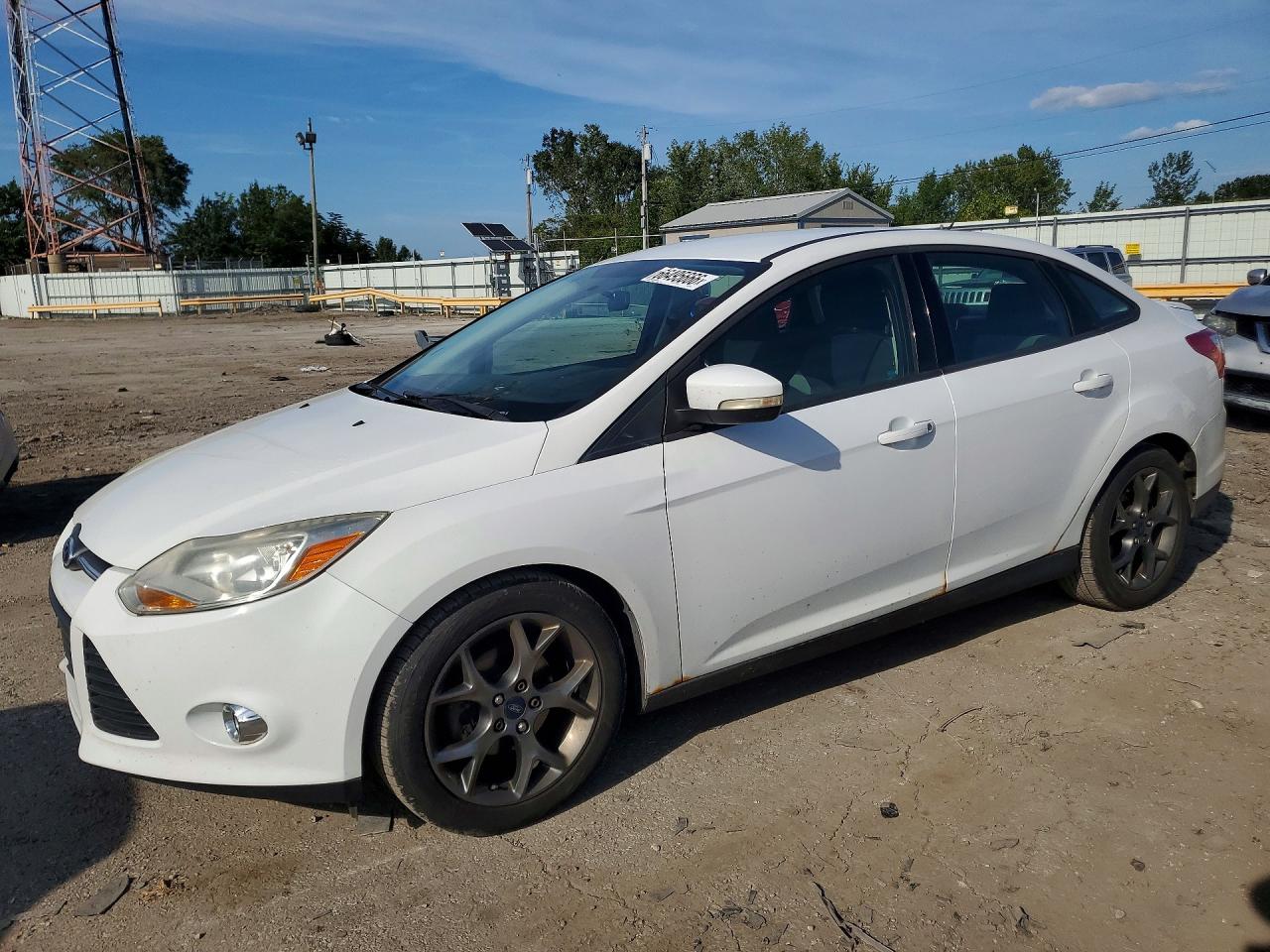 2013 Ford Focus Se White vin: 1FADP3F25DL287255