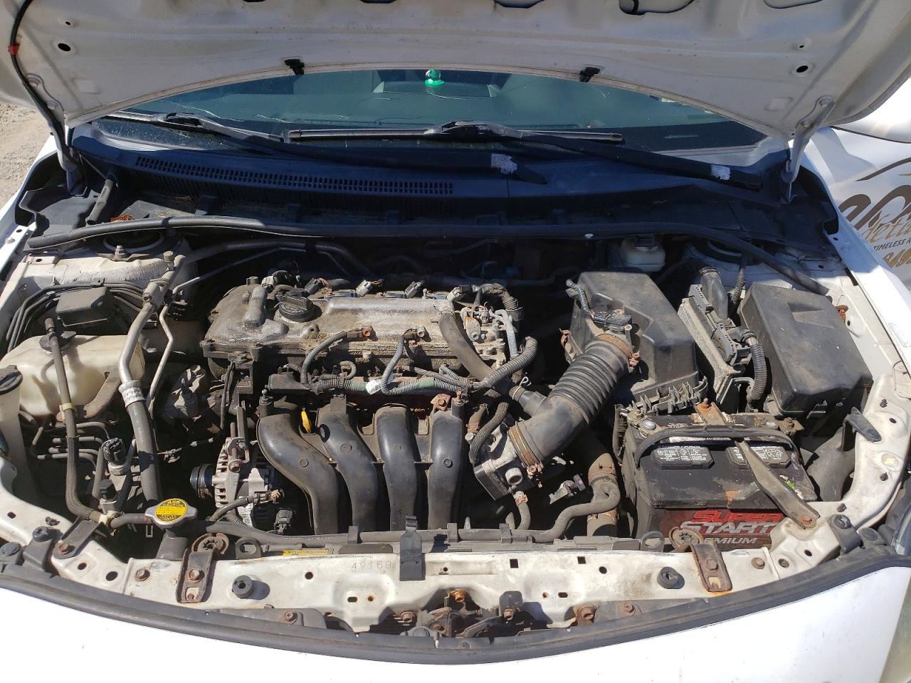 2009 Toyota Corolla S White vin: 1NXBU40E39Z034404
