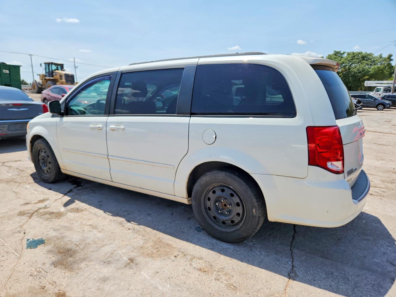 2013 Dodge Grand Caravan Sxt White vin: 2C4RDGCG4DR599882