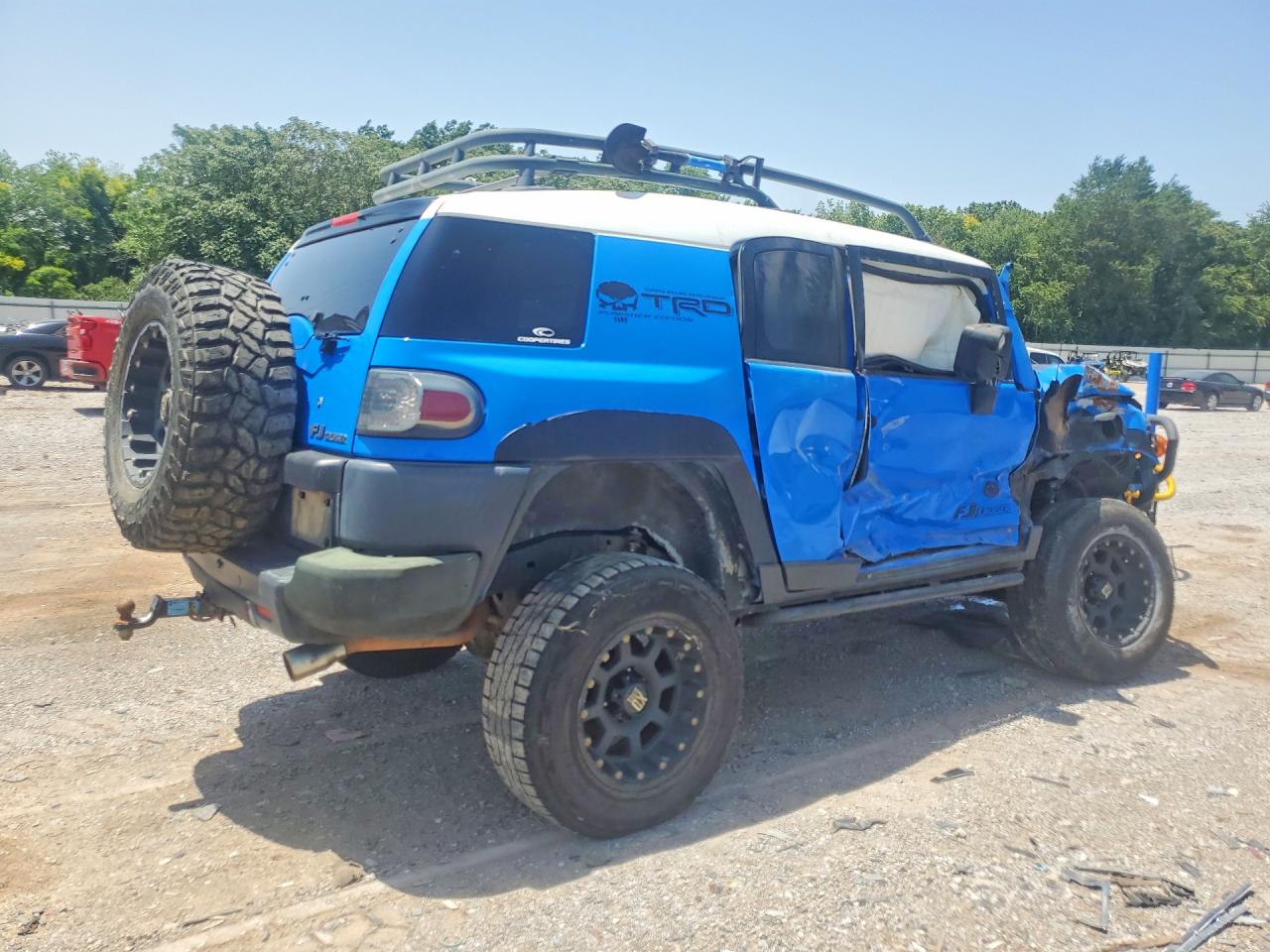 2007 Toyota Fj Cruiser Base Синий vin: JTEBU11F770004445