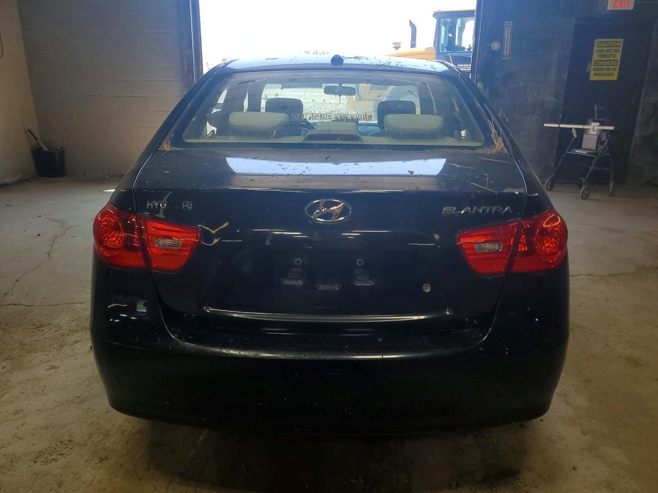 2008 Hyundai Elantra Gls Black vin: KMHDU46D48U486951