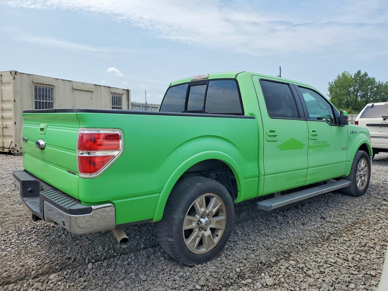 2012 Ford F150 Supercrew Green vin: 1FTFW1CT0CFB31984