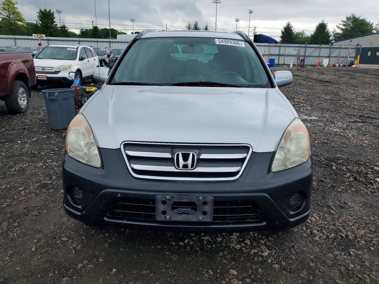 2005 Honda Cr-v Ex Серебряный vin: SHSRD78875U311165