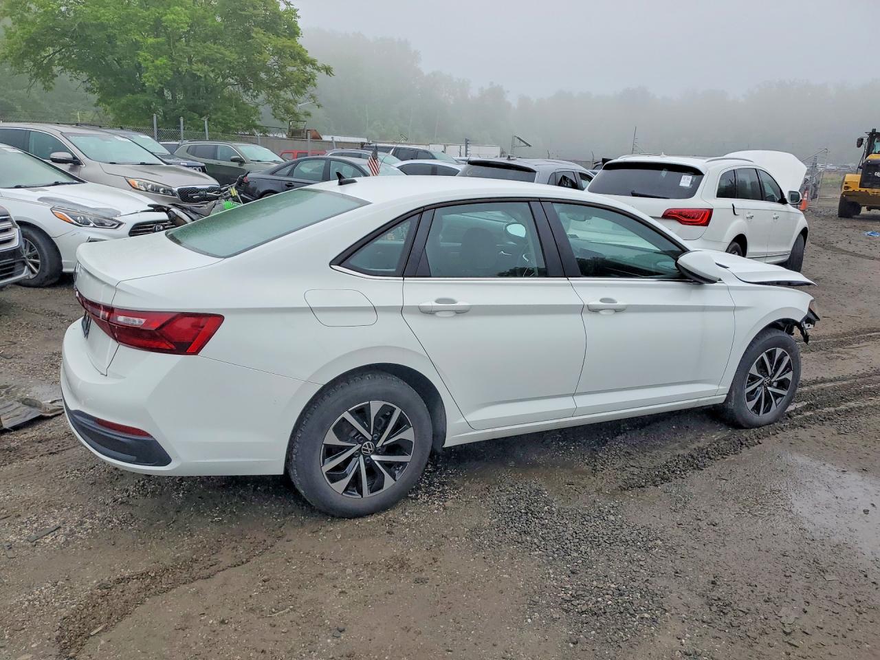 2025 Volkswagen Jetta S White vin: 3VW5X7BU0SM070900