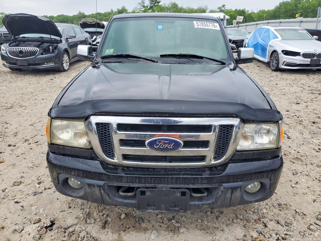2010 Ford Ranger Super Cab Black vin: 1FTLR4FE0APA35823