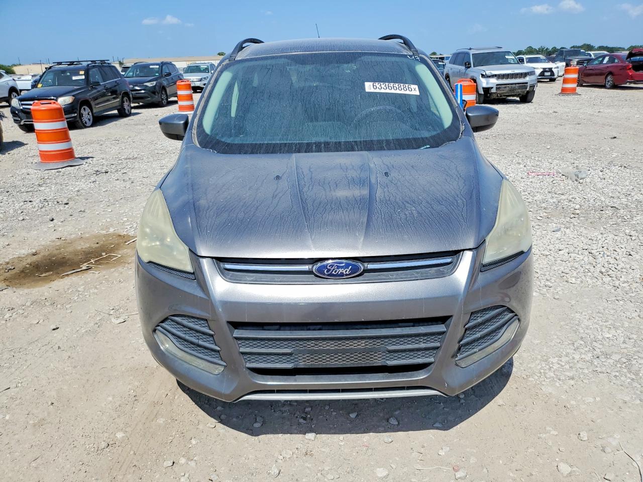 2014 Ford Escape Se Gray vin: 1FMCU0GX8EUE12005