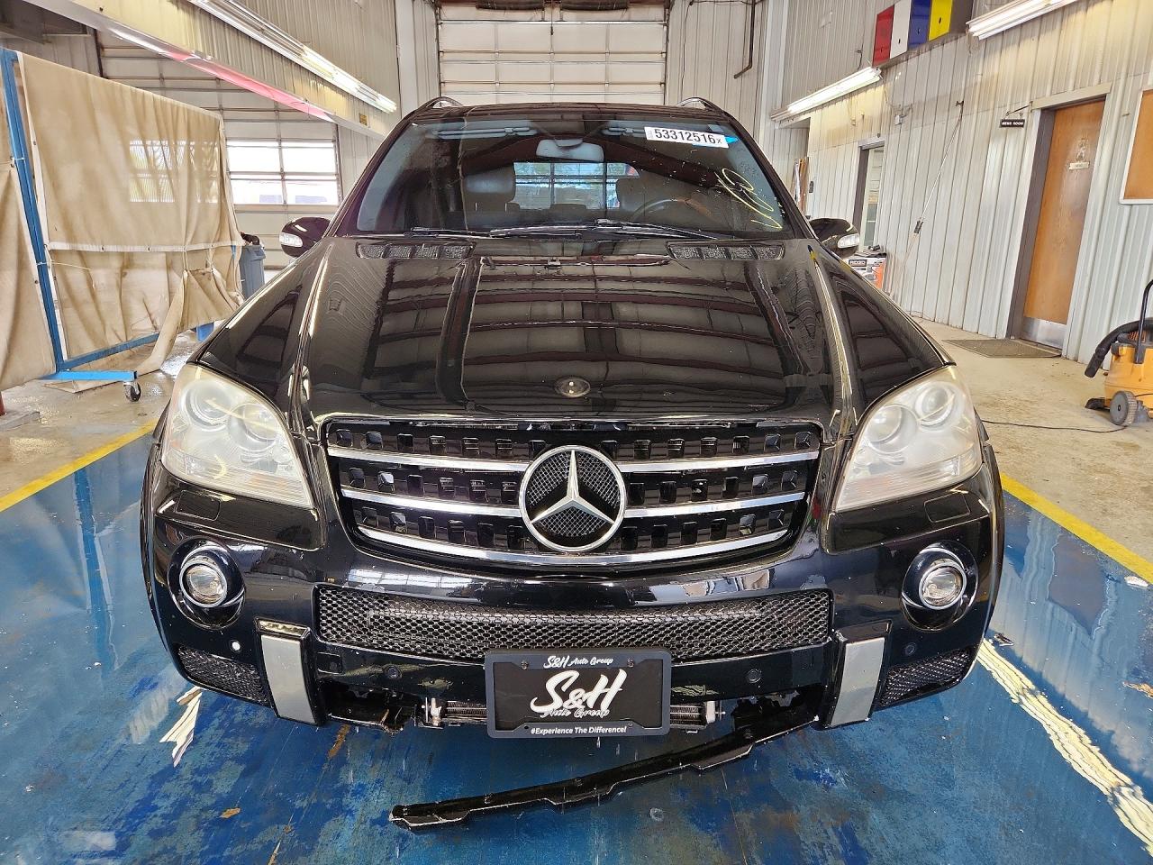 2007 Mercedes-benz Ml 63 Amg Черный vin: 4JGBB77E17A199878