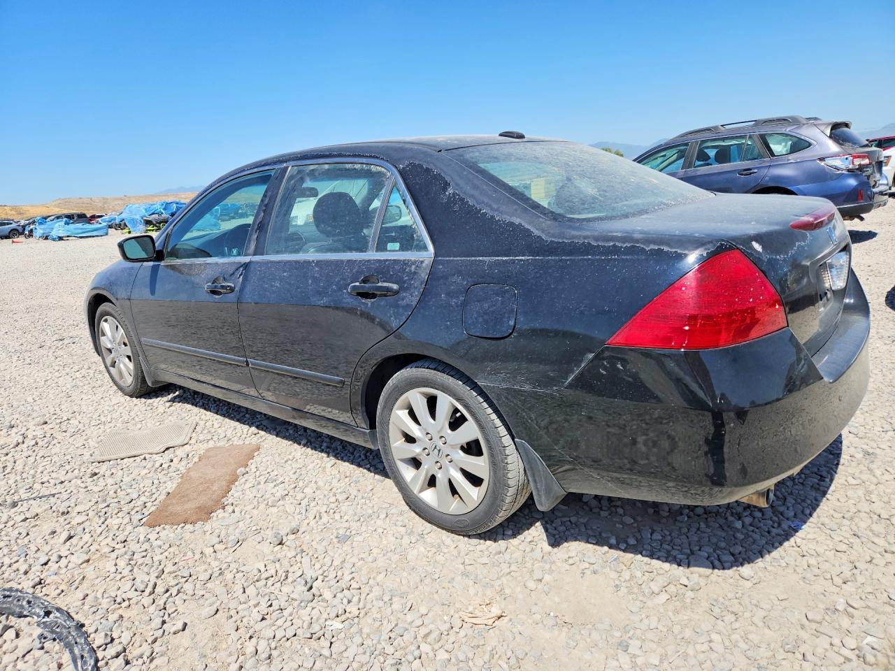 2007 Honda Accord Ex Черный vin: 1HGCM66567A038930