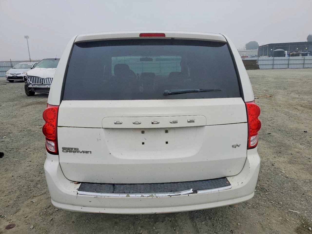 2011 Dodge Grand Caravan C/v White vin: 2D4RN1AG8BR603736
