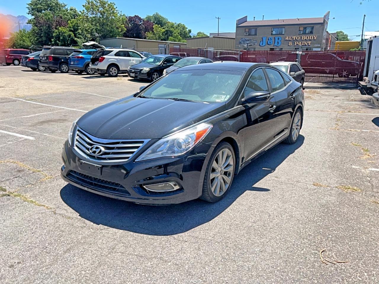 2014 Hyundai Azera Limited Black vin: KMHFH4JG8EA360393
